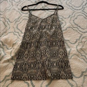 Snake Print Dress